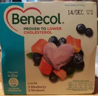 Benecol yogurts Blueberry Rhubarb
