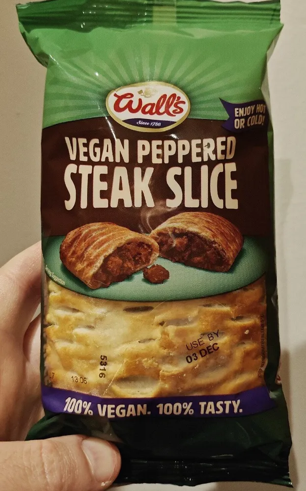 Vegan Peppered Steak Slice