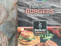Spicy salmon burgers