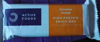High protein snack bar chocolate orange