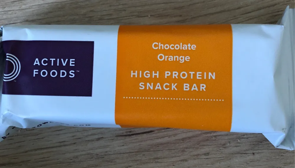 High protein snack bar