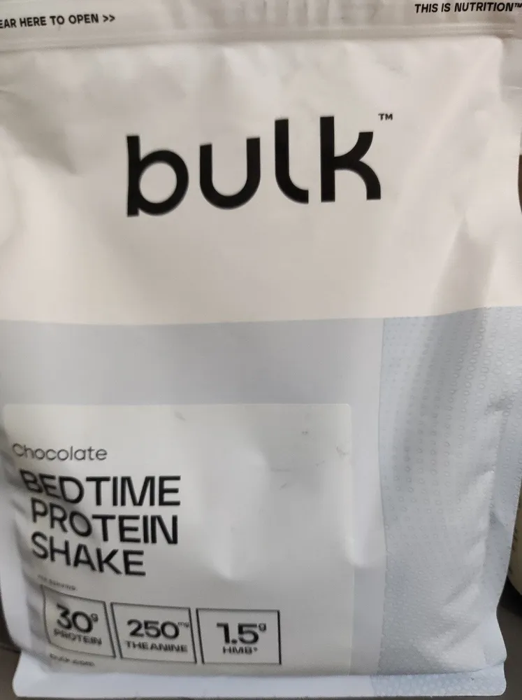 Bulkpowder bedtime