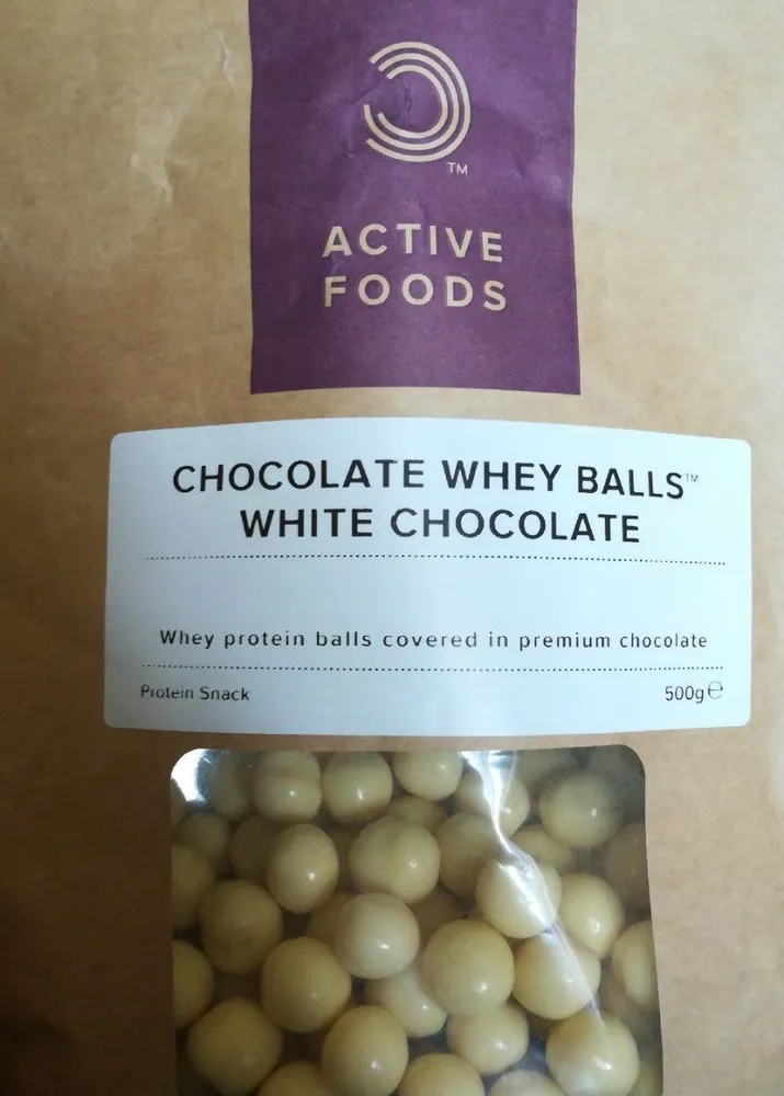 Chocolate whey balls