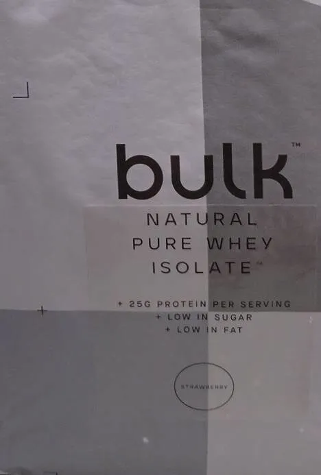 Natural pure whey isolate
