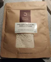 Chia seed muffin mix vanilla sponge