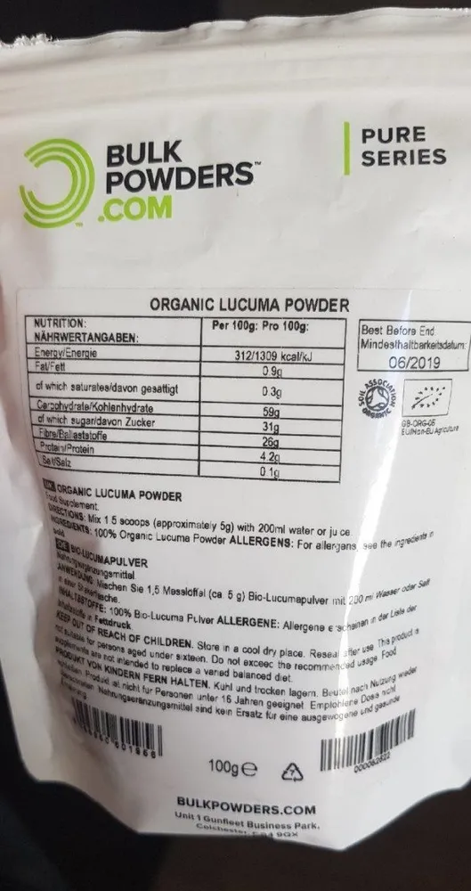 Poudre de lucuma
