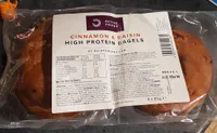 Bagels protéinés cannelle raisin