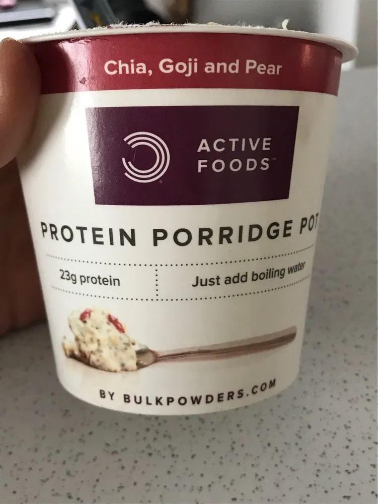 Protein Porridge Pot , Chia, Goji and Pear