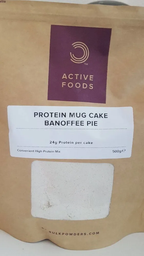 Mug cake protéiné goût banoffee pie