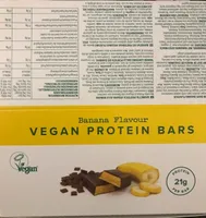 Vegan protein bar banana flavour