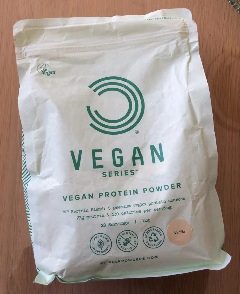 Vegan proteine powder vanille