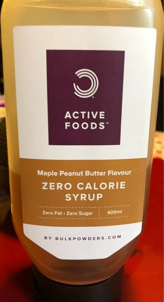 Sirop Zéro Beurre de cacahuètes Sirop d'érable