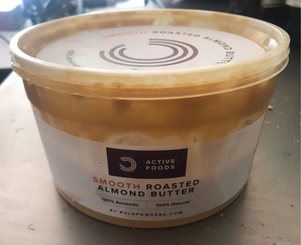 Smooth roasted almond butter
