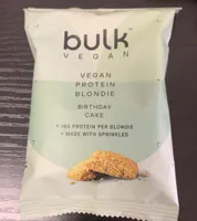 Vegan protein blondie