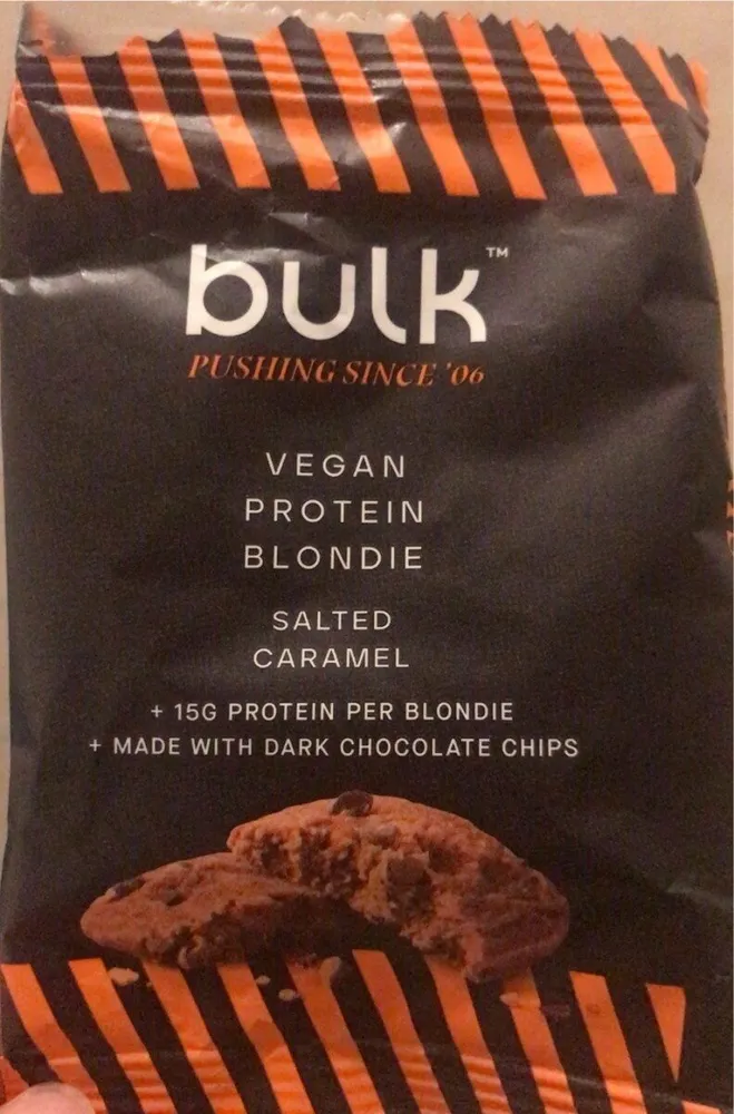 Vegan protein blondie