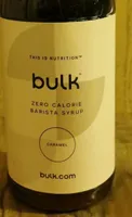 Bulk barista syrup