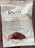 Vegan Protein Brownie Chocolate Peanut Butter