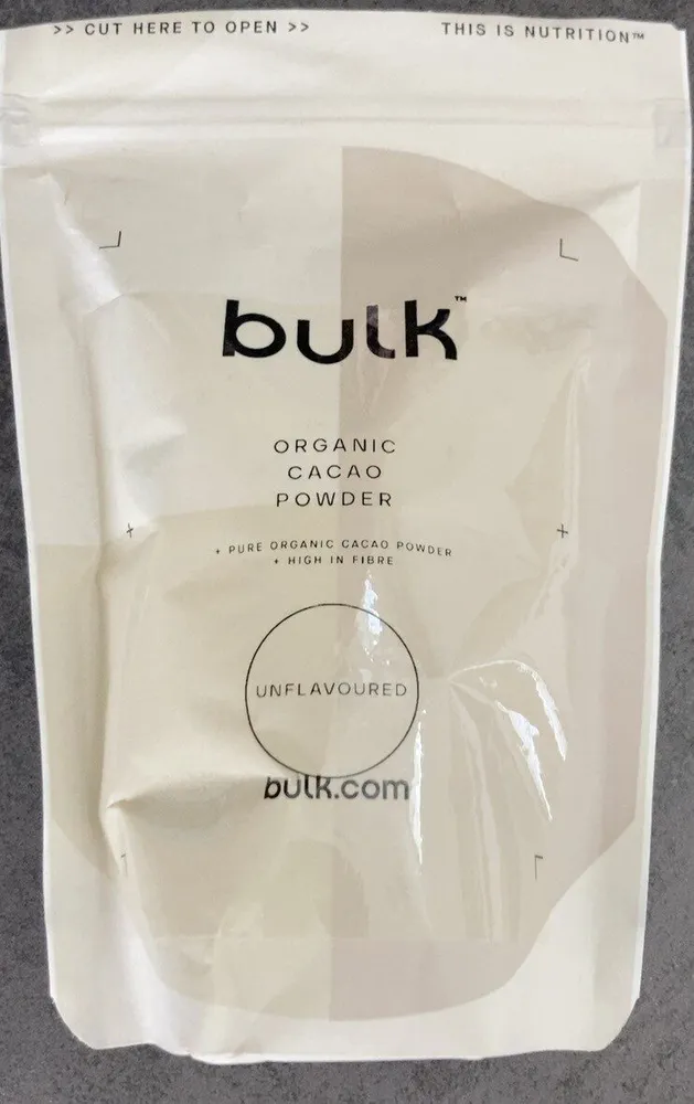 Organic cacao powder