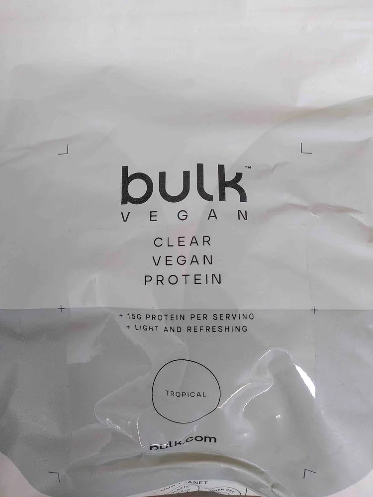 Clear Vegan Protein Tropical