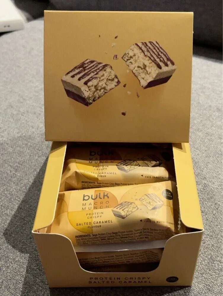 Bulk macro munch protein crispy salted caramel