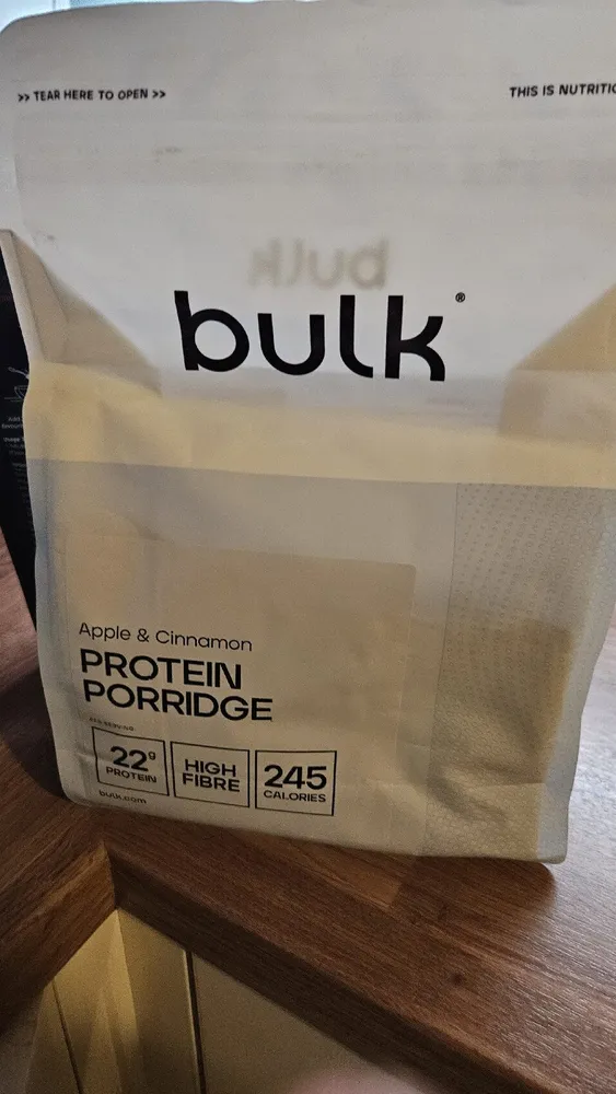 protein porridge apple and conman