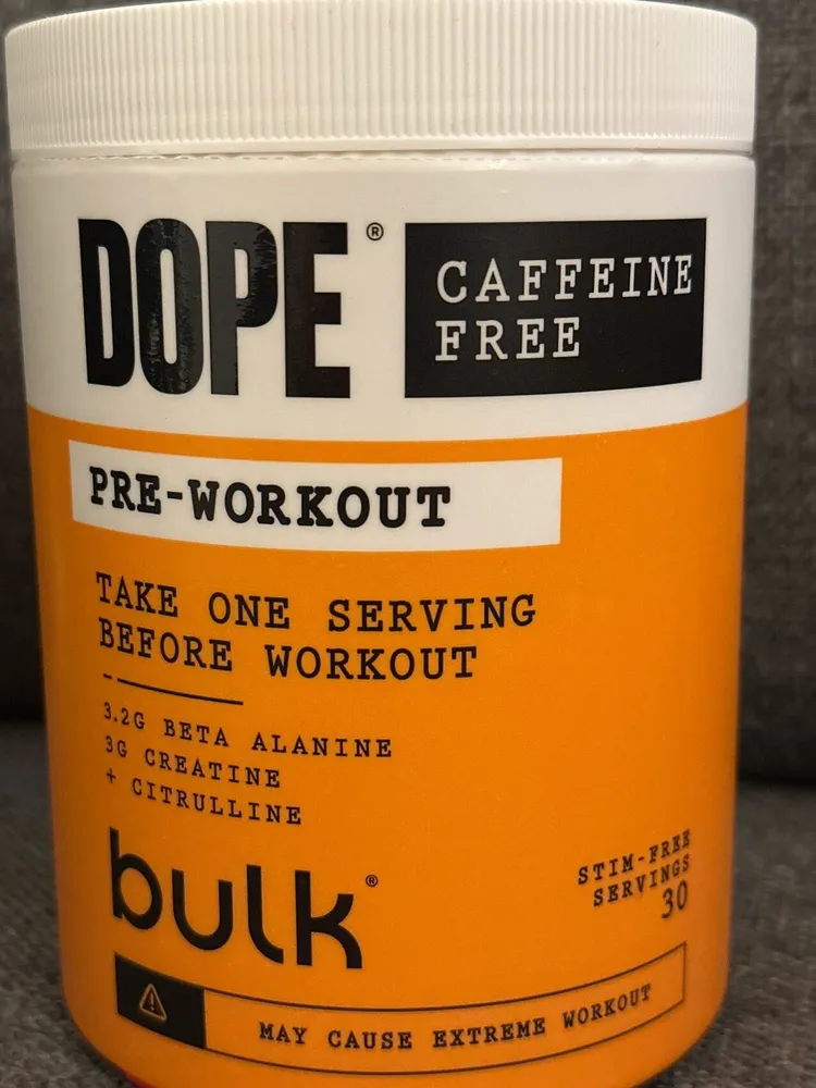 Bulk Pre-Workout Caffeine Free