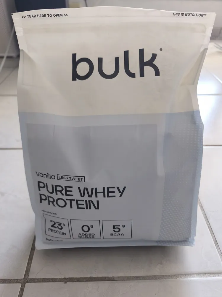 Vanilla Less Sweet Pure Whey Protein
