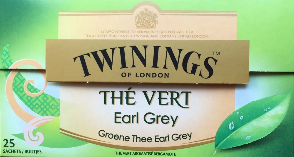 Thé vert Earl Grey