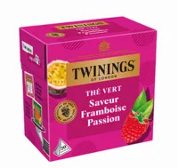 Thé vert framboise passion 20 sachets pyramide