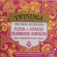 Infusion ayurveda fleur de sureau framboise hibiscus