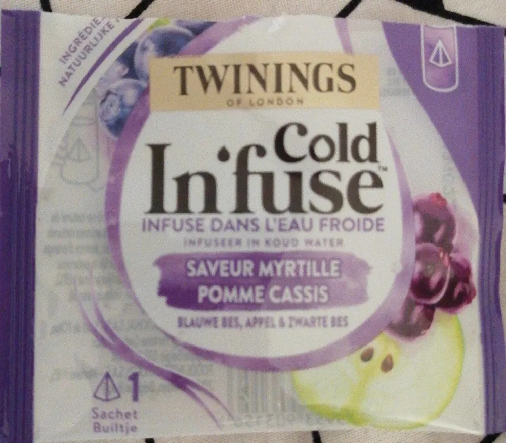 Cold infuse Saveur myrtille, pomme, cassis