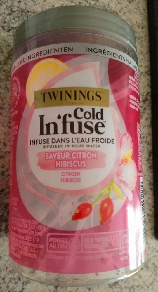 Cold Infuse saveur citron hibiscus