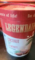 Coconut Ice Cream with Almonds