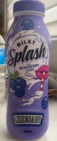 Milky splash with blueberry flavour