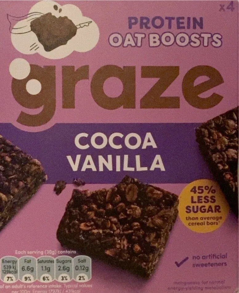 Cocoa Vanilla Oat Boosts