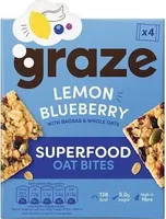 Lemon Blueberry Superfood Bites with Baobab and Whole Oats