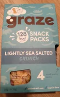 Graze Snack Packs lightly sea salted crunch