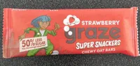 Strawberry Super Snackers Chewy Oat Bars