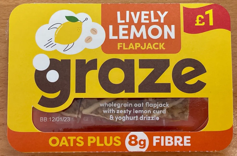 Lively lemon flapjack