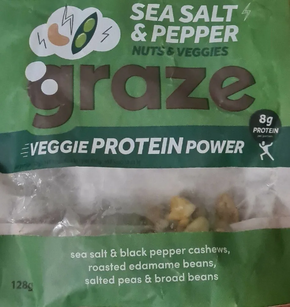 Sea Salt & Pepper Veggie & Nut Power