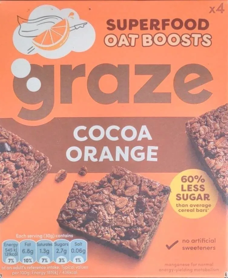 Cocoa Orange Oat Boosts