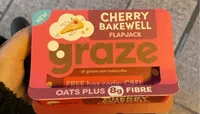 Cherry Bakewell flapjack