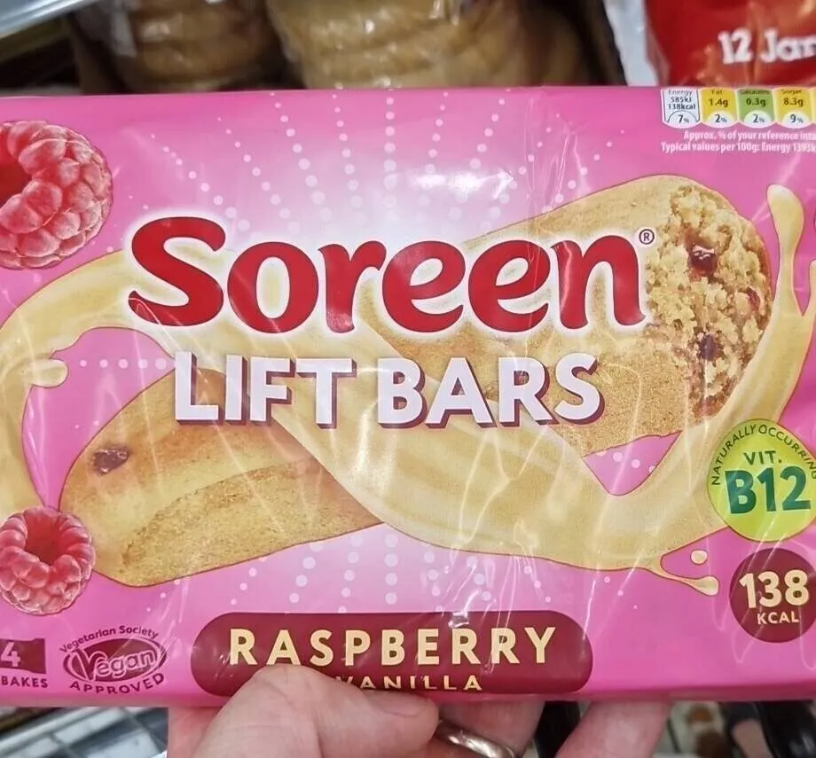 Lift Bars Raspberry & Vanilla