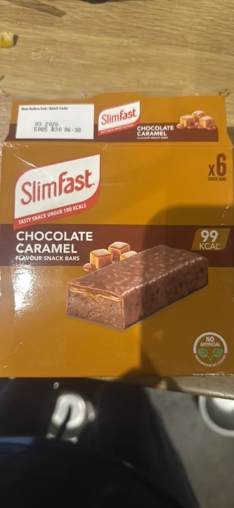 CHOCOLATE CARAMEL FLAVOUR SNACK BARS