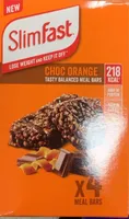 Choc orange meal bars