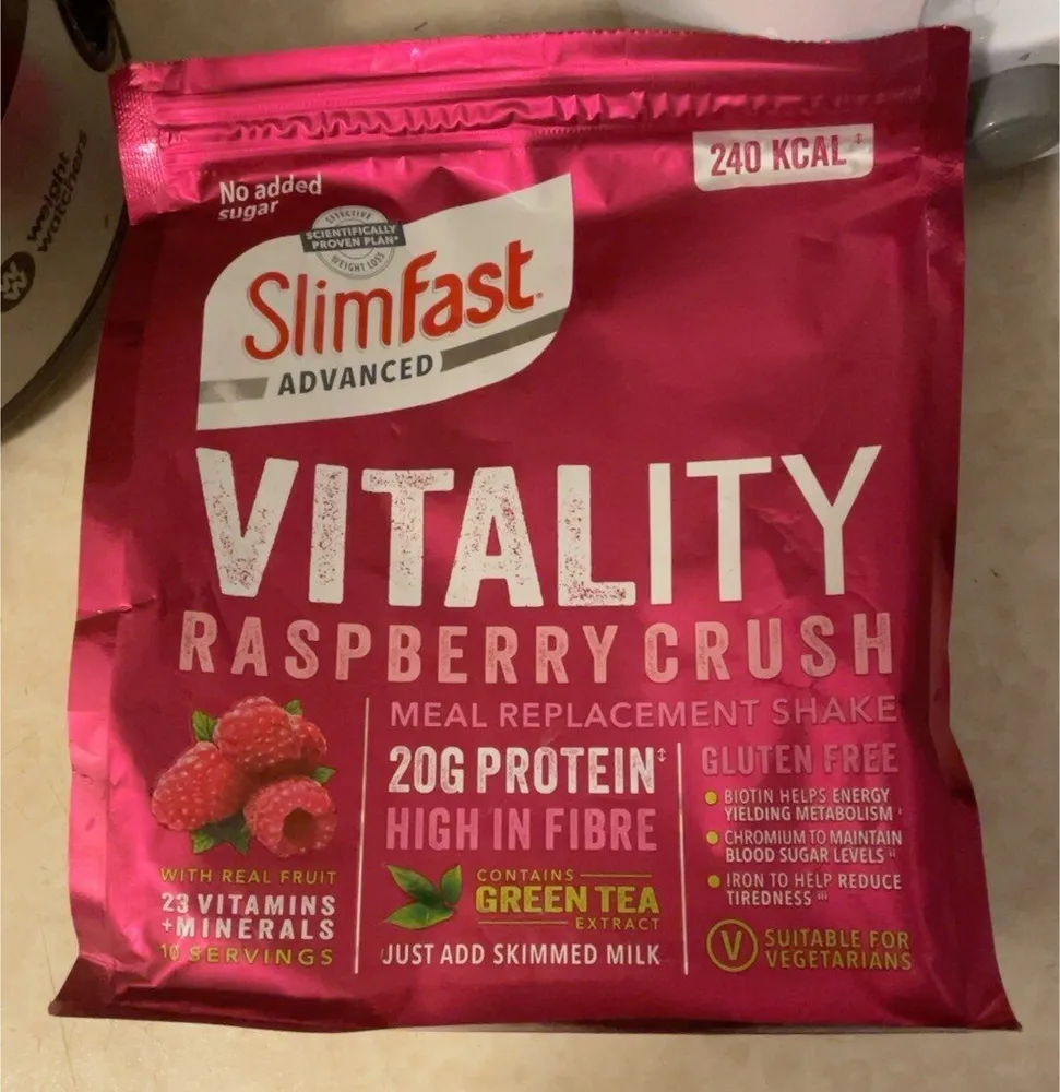 Vitality raspberry crush meal replacement