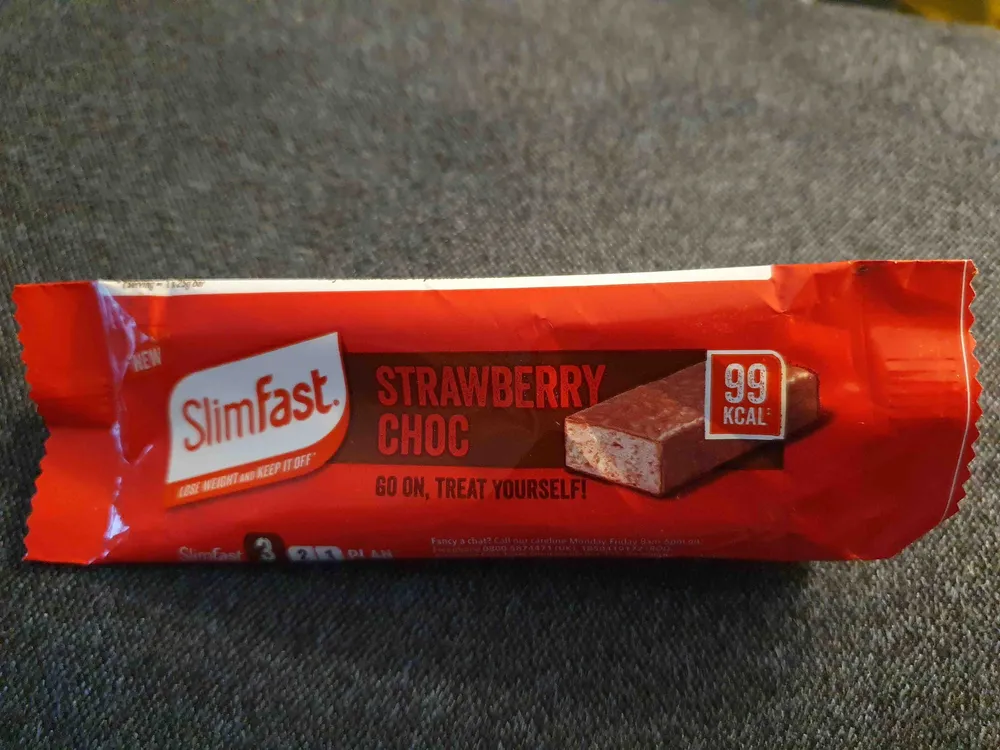 Strawberry choc bar