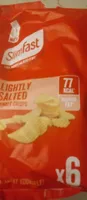 Slimfast lightly salted crinkle crisps