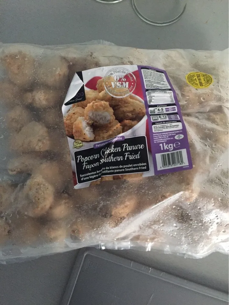 Pop corn chicken halal