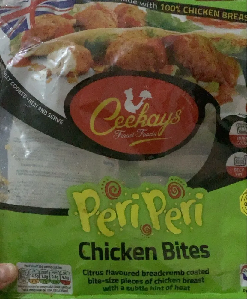 Peri peri chicken bites